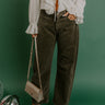 Just USA Brielle High Waist Corduroy Barrel Leg Pants Image - 1
