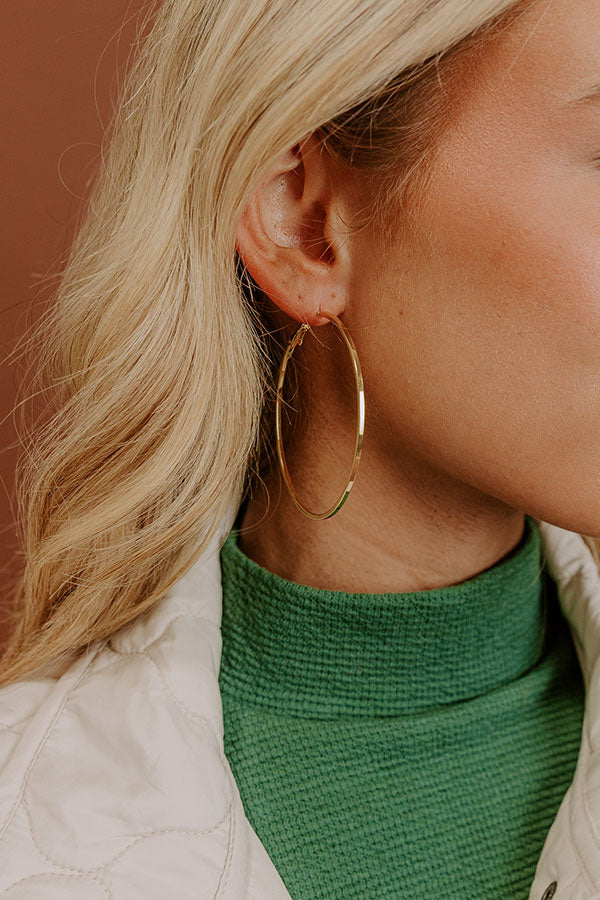 Inner Circle Hoop Earrings