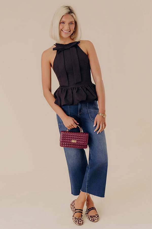 Just USA Lydia Midrise Petite Palazzo Wide Leg Jean Image - 5