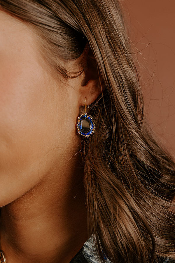 Ocean Eyes Cubic Zirconia Drop Earrings