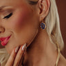 Ocean Eyes Cubic Zirconia Drop Earrings Image - 1
