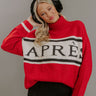 Apres Ski Lodge Knit Sweater in Red Image - 1