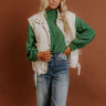 Cabin Mornings Quilted Vest in Ivory Image - 1