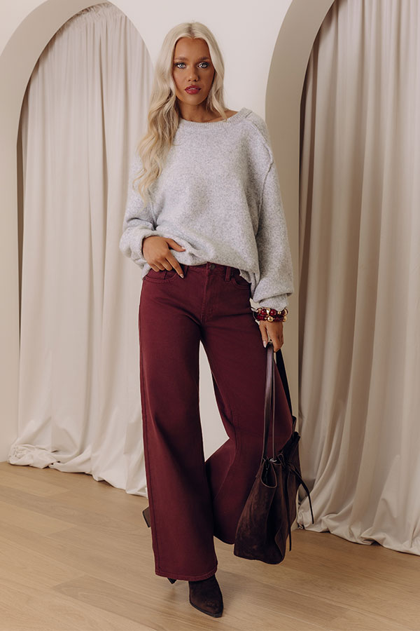 On Cloud Nine Knit Sweater in Grey Image - 2