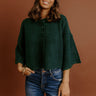 Uptown Chic Knit Cardigan in Hunter Green Image - 1