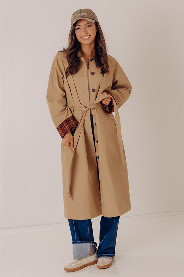 Midtown Chic Trench Coat Image - 5