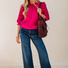 Toast To Fabulous Houndstooth Knit Top Image - 1