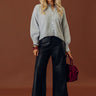 Bistro Cutie Knit Cardigan in Grey Image - 1