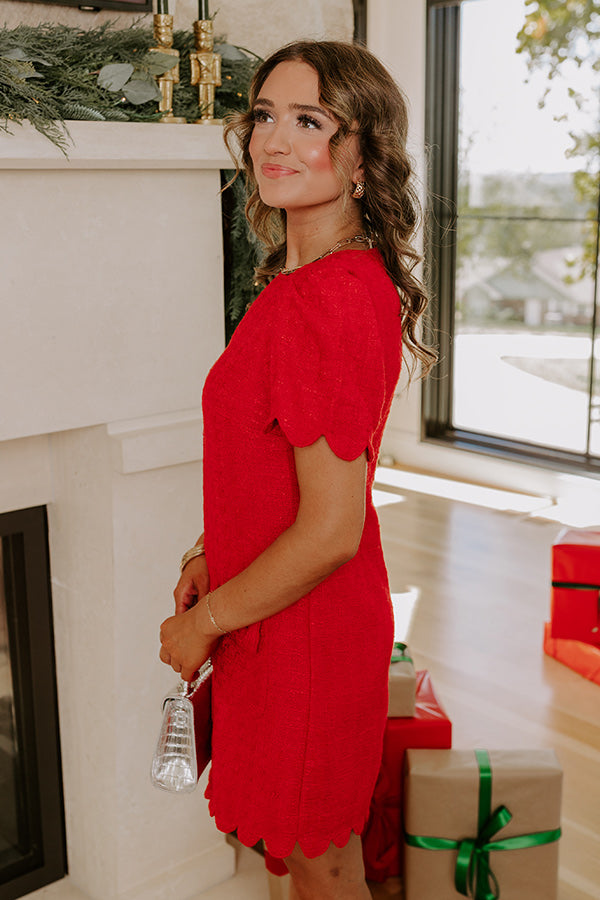 The Darling Edit Tweed Knit Mini Dress The Darling Edit Tweed Knit Mini Dress