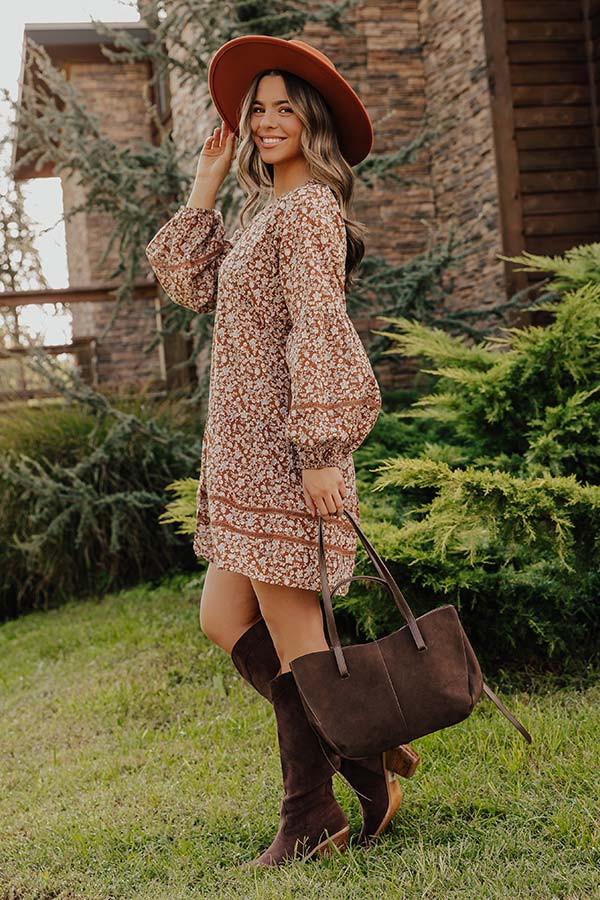 Villa Retreat Floral Mini Dress Image - 2