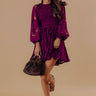 The Orchard Path Jacquard Mini Dress Image - 1