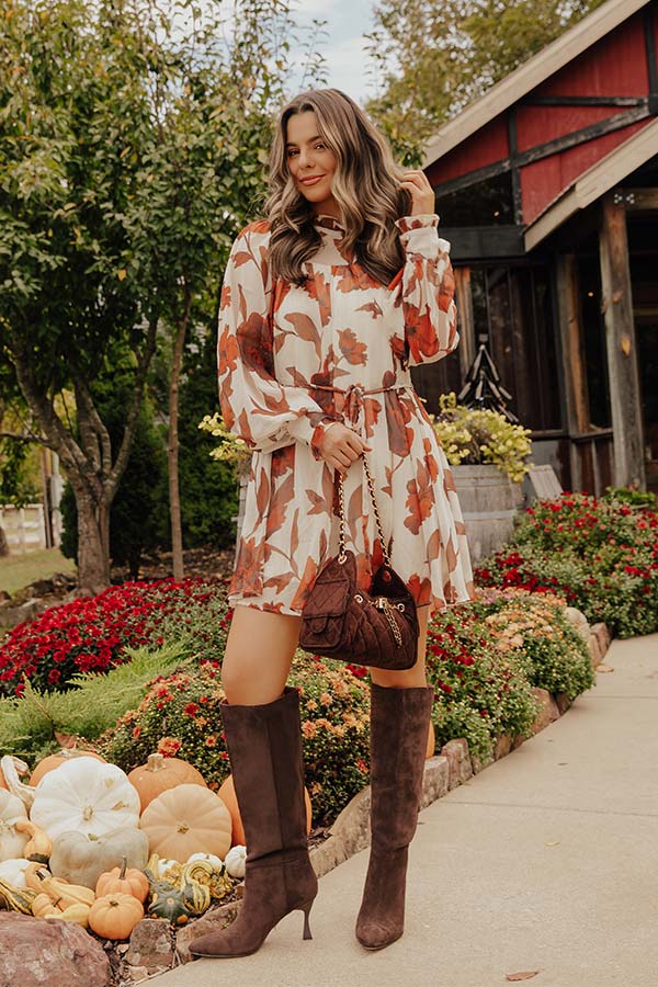Beautiful Blooms Chiffon Mini Dress Image - 2