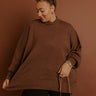 Full Of Warmth Tunic Sweater In Chocolate Curves Image - 1