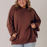Full Of Warmth Tunic Sweater In Chocolate Curves Image - 1