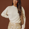Cozy Vibes Waffle Knit Top in French Vanilla Image - 1