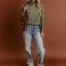 Fireside Cuddles Sweater in Olive Image - 1