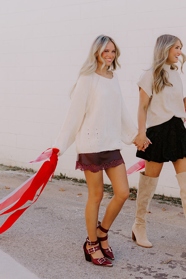 The Daphne High Waist Faux Leather Mini Skirt