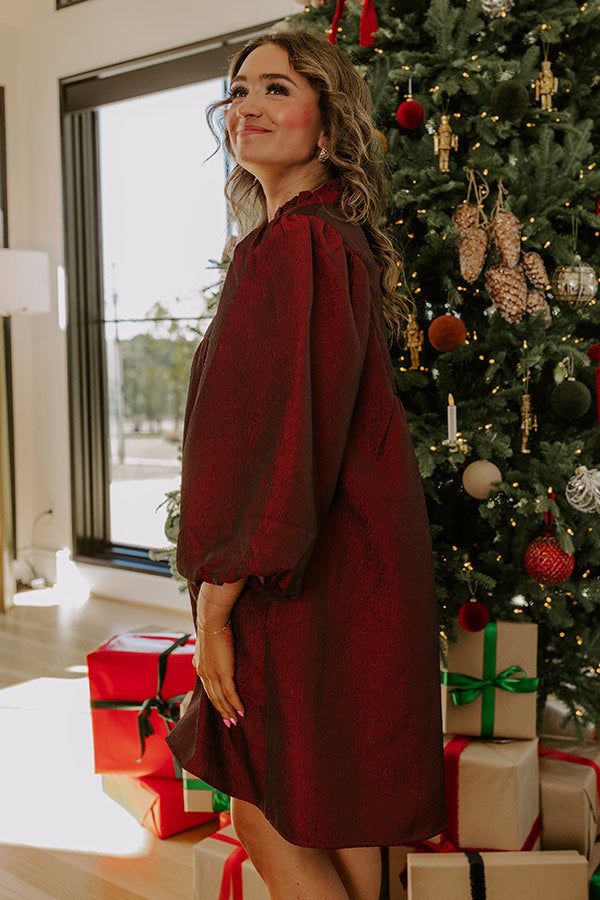 christmas baby doll dress women Think It Through Red Babydoll Dress, X-Large - The Mint Julep Boutique
