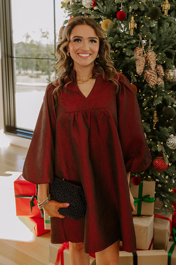 merlot mini dress Twilight Toast Velvet Mini Dress in Merlot M / Merlot