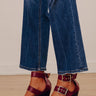 The Charlotte Faux Leather Heel in Merlot Image - 1