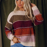 Cafe Chic Pointelle Knit Stripe Sweater Image - 1