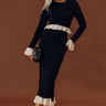 Paris Views High Waist Ruched Midi Skirt Image - 1