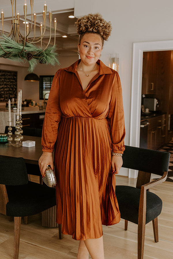 cinnamon silk dress Sample Cinnamon Rose Carmen Satin Dress