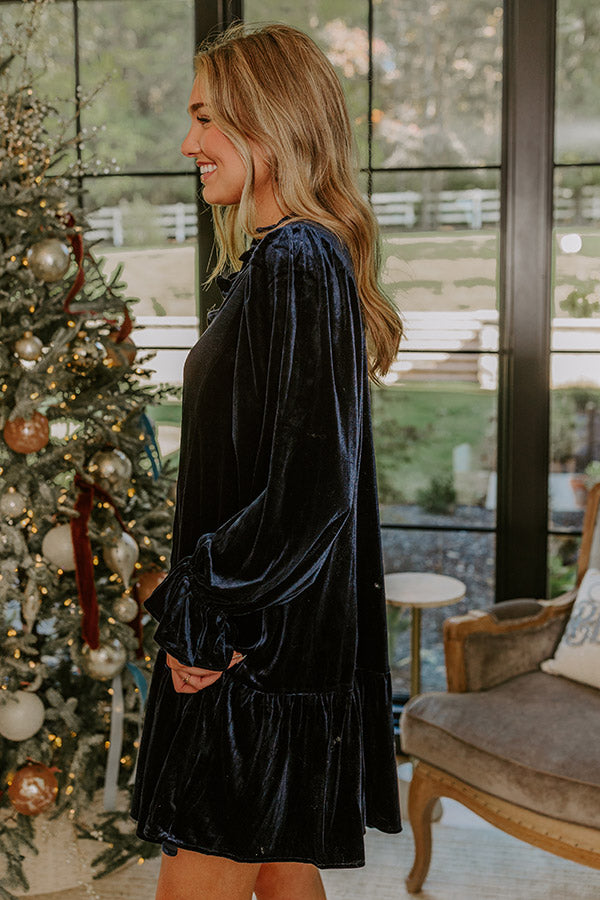 long sleeve velvet dress mini Midnight Dream Velvet Mini Dress S / navy long sleeve velvet dress mini Midnight Dream Velvet Mini Dress S / navy