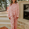Wrapped in Bows High Waist Satin Pajama Pants Image - 1