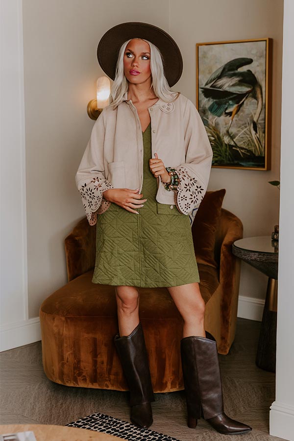 Soho Penthouse Faux Suede Jacket Image - 1