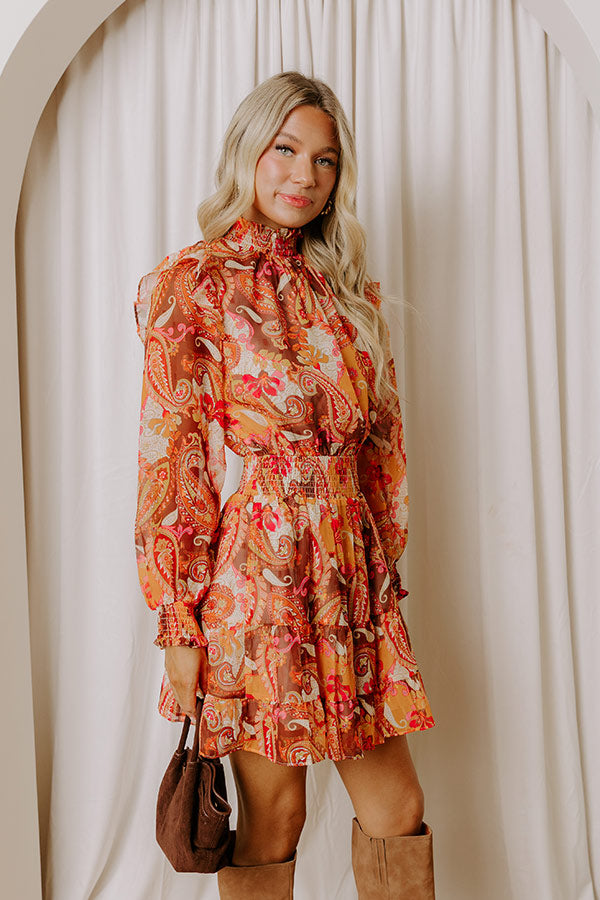 red paisley mini dress Sea New York Red Paisley Mini Dress by Sea New York