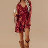 Meadow Charm Floral Mesh Mini Dress Image - 1