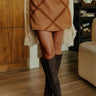 The Charlotte High Waist Faux Suede Skort Image - 1