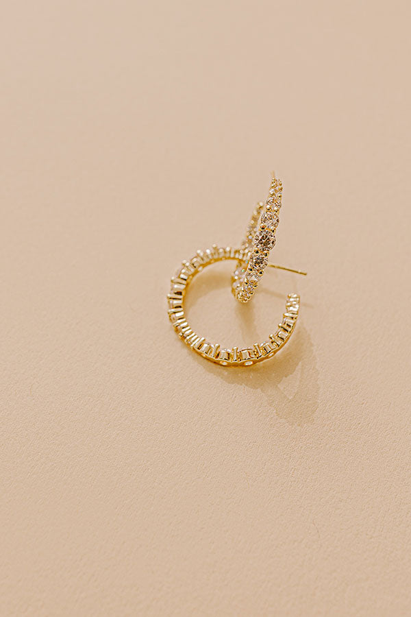 Melinda Maria Oh She Fancy 1 Inch Graduated Hoops