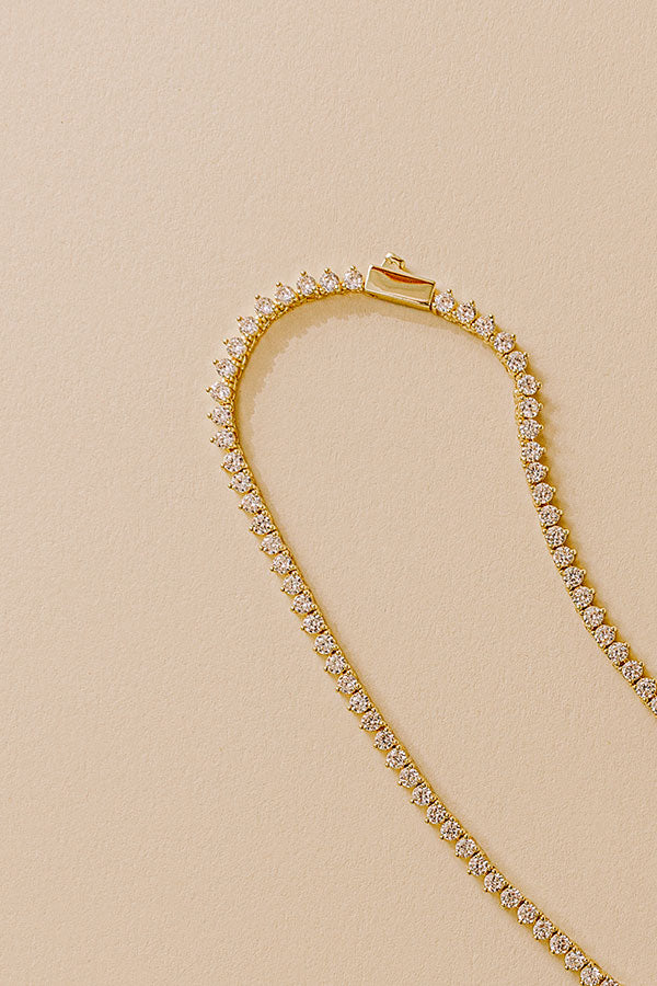 Melinda Maria Not Your Basic 16 inch Tennis Necklace