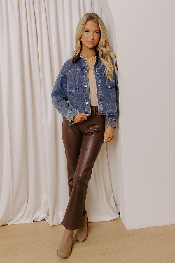 Casual Cues Denim Jacket