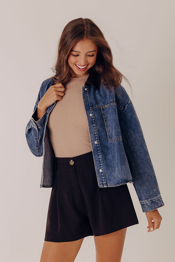 Casual Cues Denim Jacket Image - 2