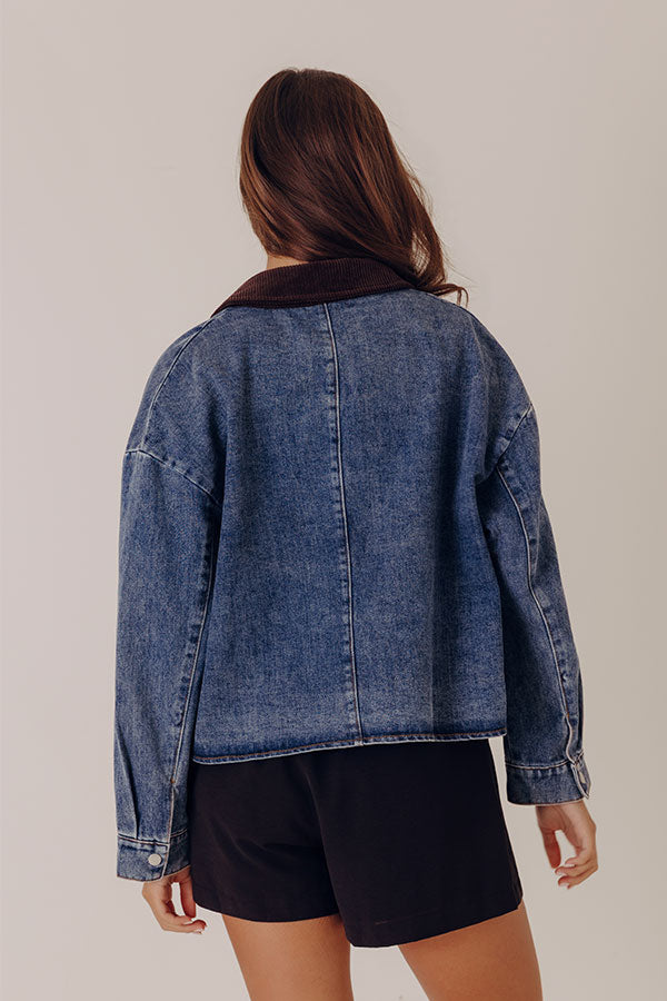 Casual Cues Denim Jacket Image - 5