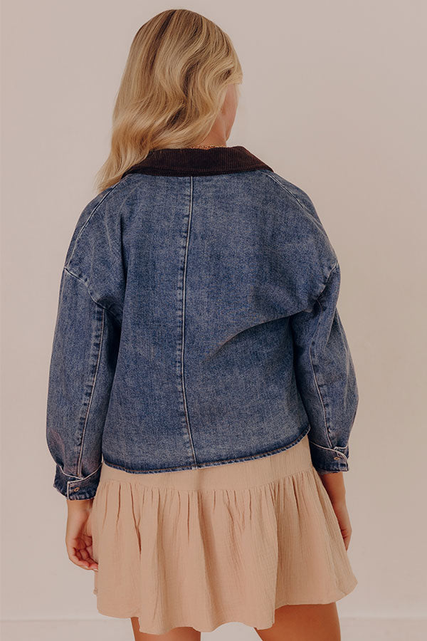 Casual Cues Denim Jacket Image - 4
