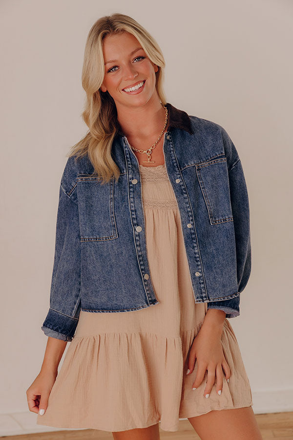 Casual Cues Denim Jacket Image - 1