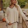 Serene Energy Knit Sweater Top Image - 1