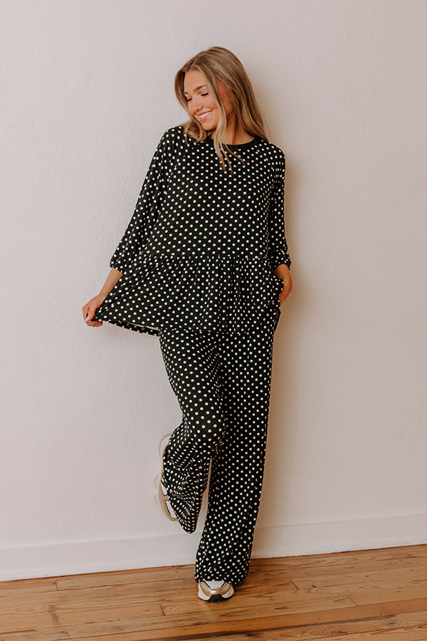 Spotted In Style Shift Top