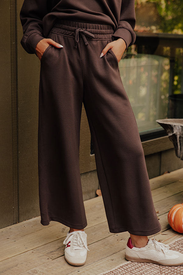 Urban Rest High Waist Wide Leg Scuba Pants Image - 2