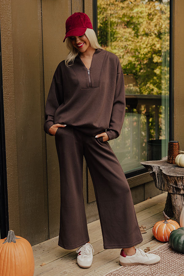 Urban Rest High Waist Wide Leg Scuba Pants