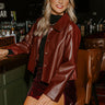 Night On The Town Faux Leather Jacket Image - 1