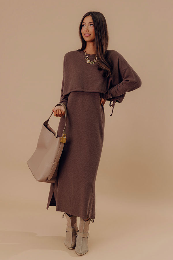 Chic On Fifth Knit Midi Dress Image - 1