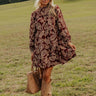 Petal Poise Floral Mini Dress Image - 1