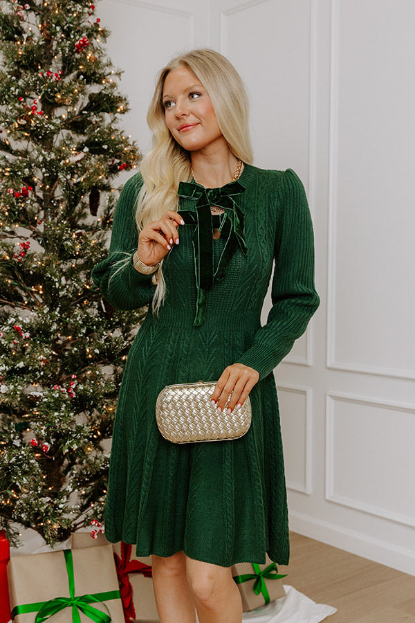 knit christmas dress Women Ugly Christmas Sweater Dress Printed Long Sleeve Knit Mini Dress Xmas Tunic Dress