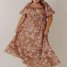 Wildflower Kiss Floral Midi Dress Curves Image - 1