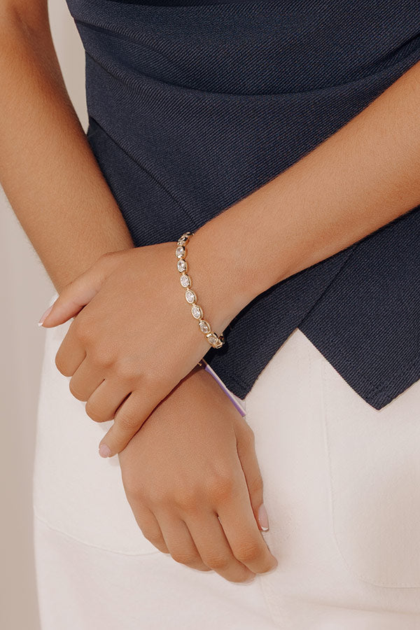 Melinda Maria She's a Boss Tennis Bracelet Image - 1